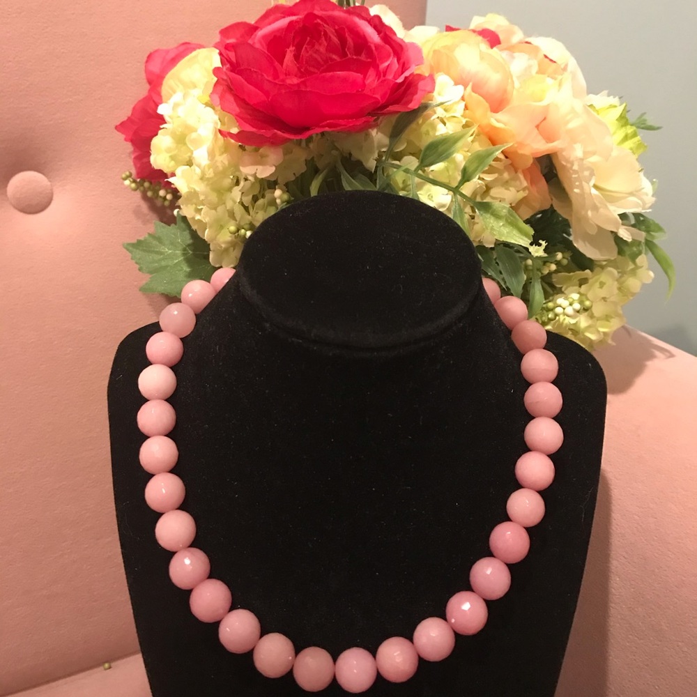 NEW - Pink/Purple Beaded Necklace